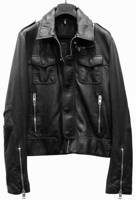 dior erkek ceket|dior leather jacket.